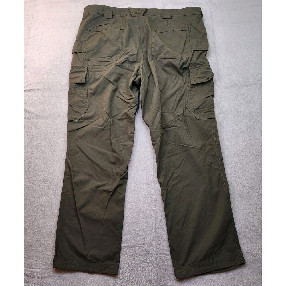 Alaskan Hardgear Pants Men's 40x32 Green Cargo Performance Nylon Outdoors Hiking - Picture 2 of 7